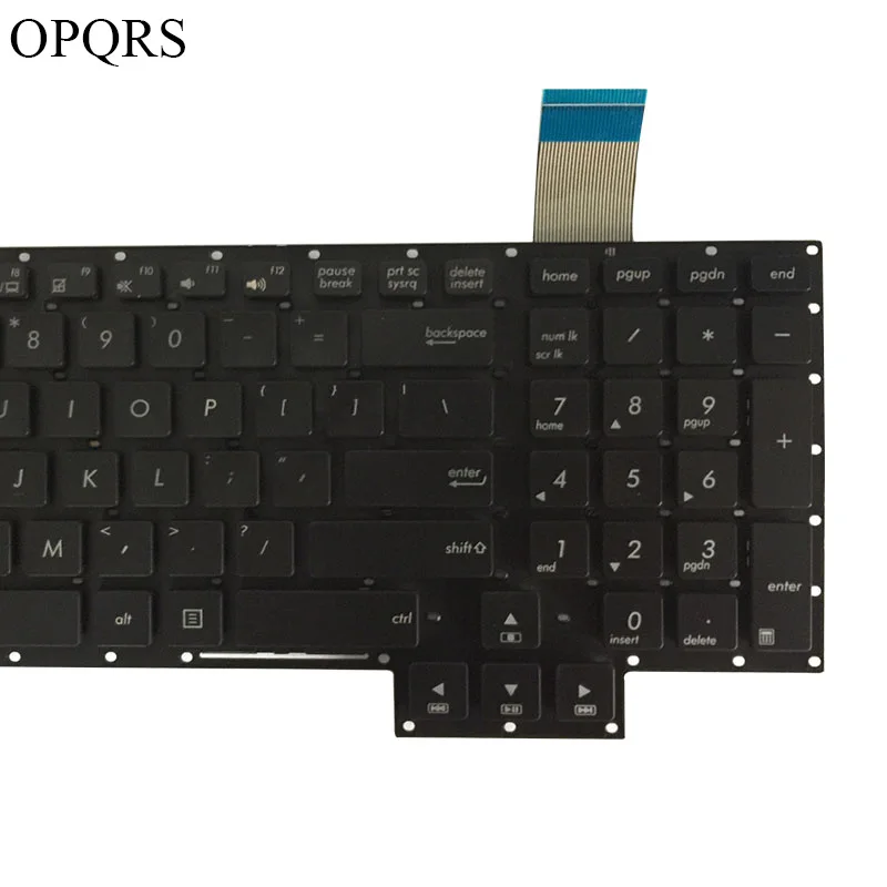 Английская клавиатура для ноутбука Asus G750 G750JH G750JM G750JS G750JW G750JX G750JZ US - купить по