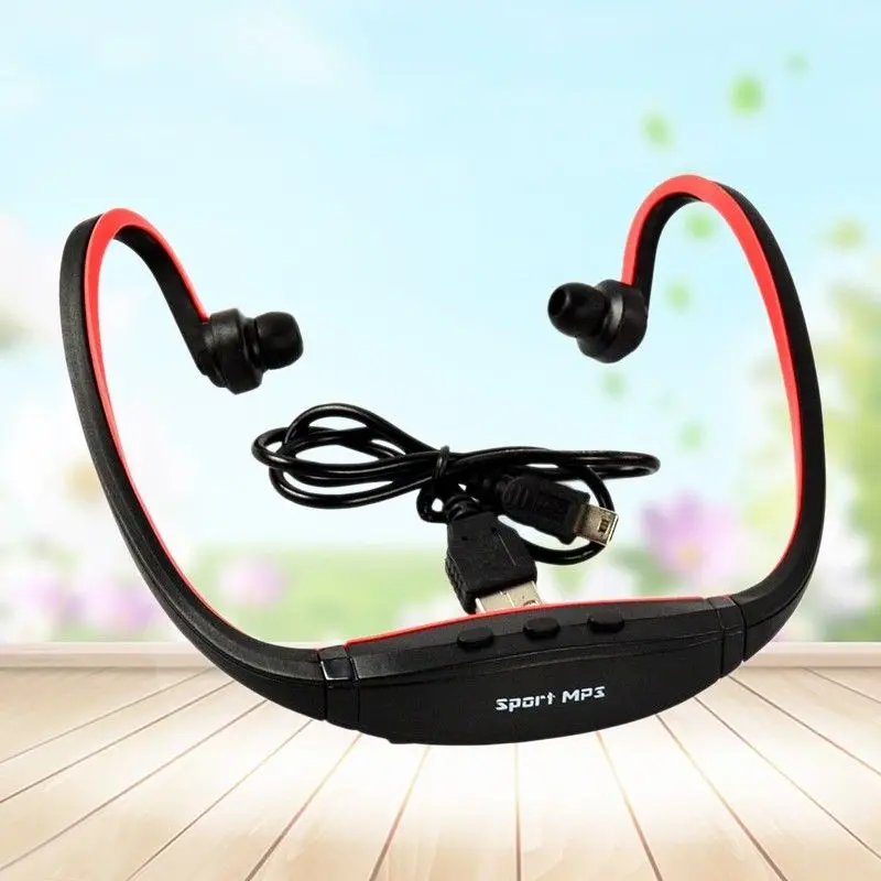 USB спортивные наушники гарнитура музыкальный медиаплеер MP3 TF карта со