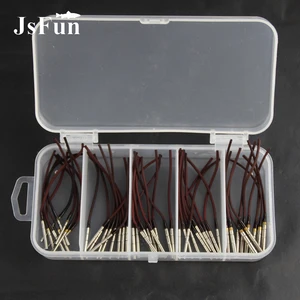 Наконечник для рыболовной удочки PJ263, 50 шт.кор., вращающийся наконечник для лески 1,0 мм1,2 мм1,4 мм1,6 мм1,8 мм, для самостоятельного ремонта