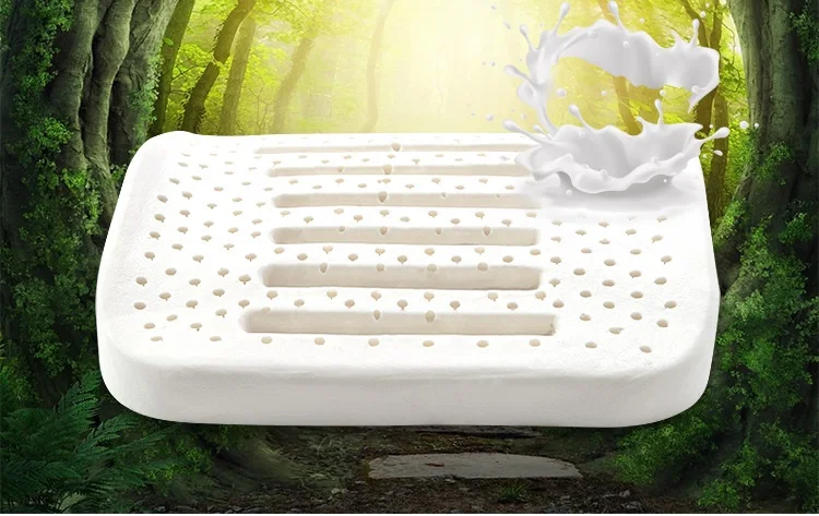 Массажная подушка из тайского натурального латекса Автомобильная для спины