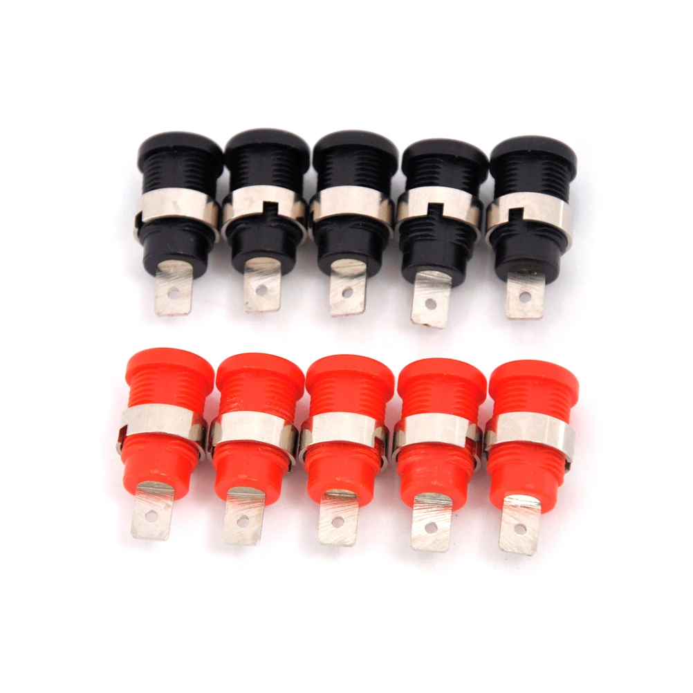 Новинка 10 шт. 4 мм разъем типа банан с гнездом мама Панельное крепление