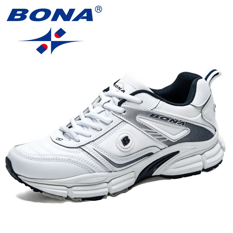 

BONA 2021 New Designers Popular Platform Men Sneakers Light Solf Casual Flats Shoes Man Leisure Footwear Zapatillas Hombre