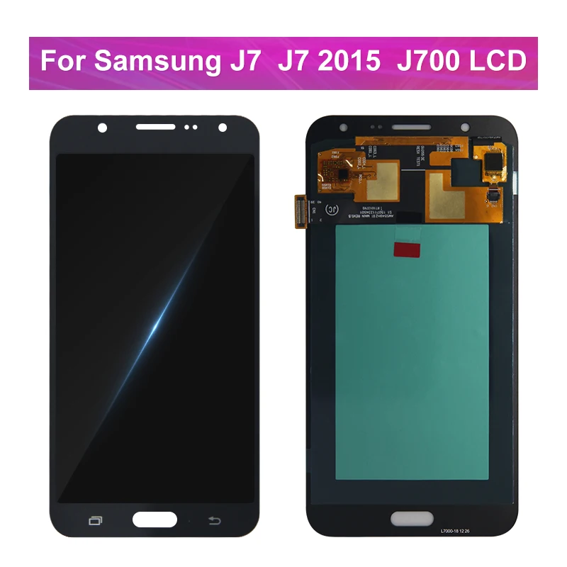 J7 2015 супер AMOLED для Samsung Galaxy LCD J700 J700F J700H дисплей с сенсорным экраном дигитайзер