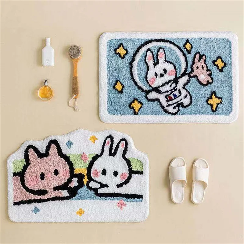 fluffy absorbent carpet anime washable non slip bedroom rug soft bathroom door mat bed bath and table area carpet floor mat free global shipping