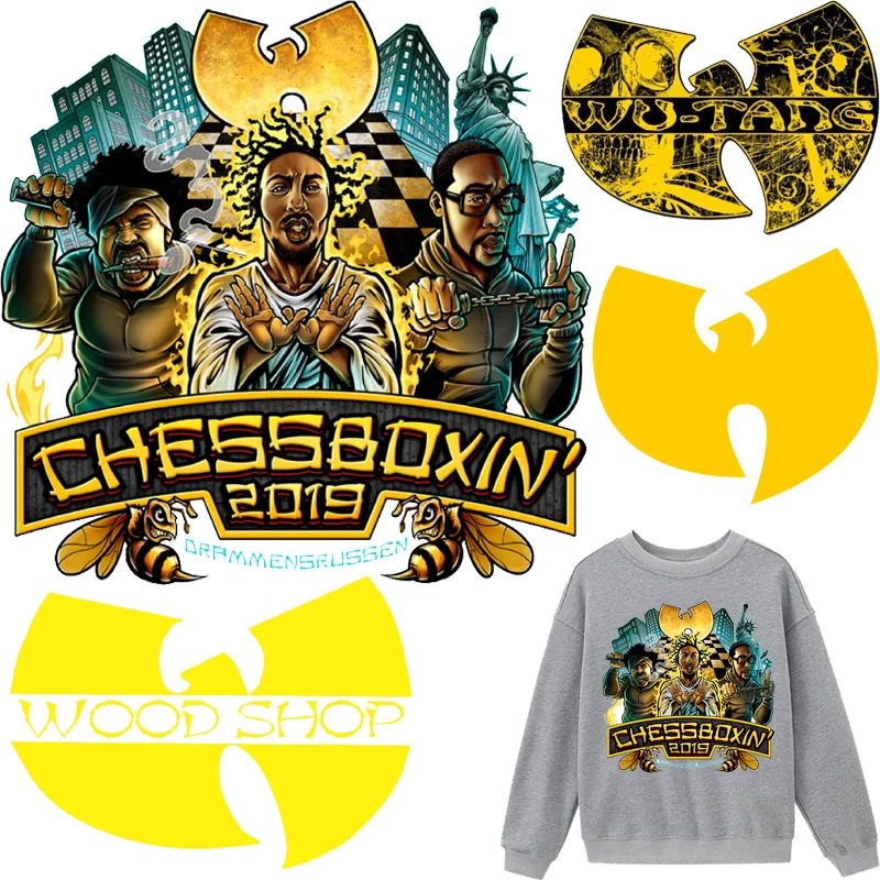 Термоклейкие наклейки на одежду с надписью рок-группы | Дом и сад