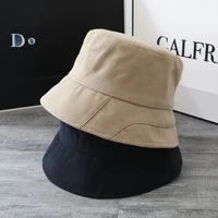 new bucket hat women designer cap fisherman hat summer sun hats for women hip hop harajuku retro solid color bonnet streetwear