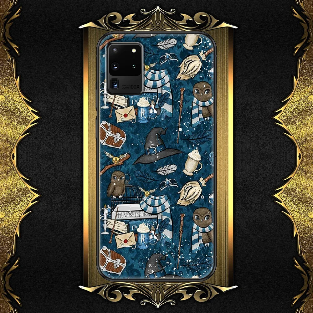 

Harries-compatible-Potteres Phone case For Samsung Galaxy Note 4 8 9 10 20 S8 S9 S10 S10E S20 Plus UITRA Ultra black art hoesjes