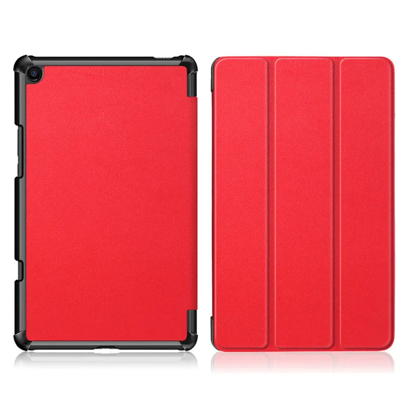 Red Ультра тонкий чехол для Xiaomi Mi Pad 4 Plus 10," планшет смарт-подставка защитный чехол для Xiaomi Mi Pad 4 Чехол - Цвет: Red
