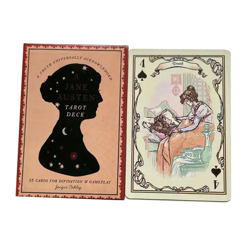 

Новинка, Лидер продаж, карточные игры A Jane Austen Tarot, настольная игра на английском языке для вечеринок, гадания, карты Таро Fate