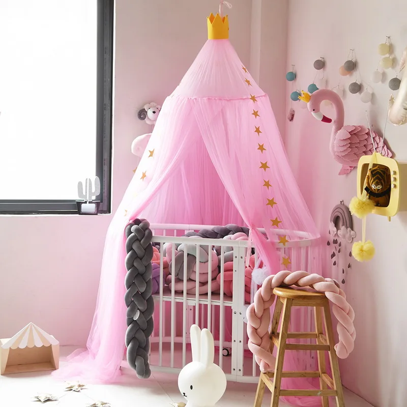 Hanging Mosquito Net Newborn Tent Canopy Children Bedding Round Mosquito Net For Baby Room Decor