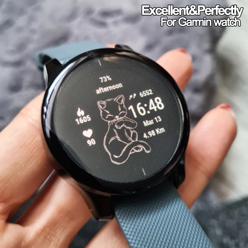 Отличный силиконовый защитный чехол для Garmin Vivoactive 3 музыкальный Мягкий из ТПУ