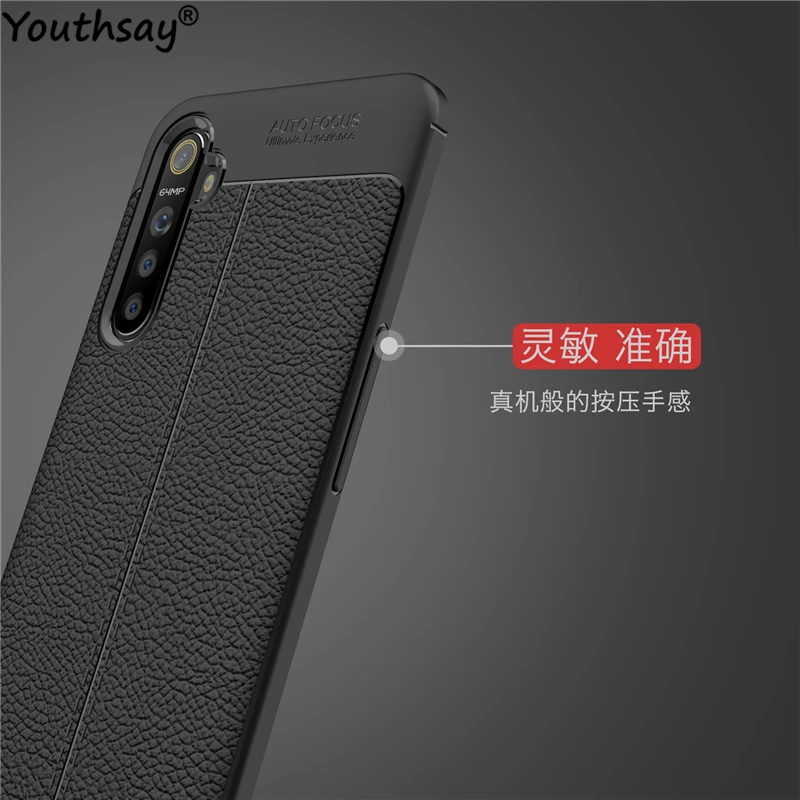 for oppo realme xt case shockproof luxury leather silicone anti knock case for oppo realme xt x50 6 5 cover for oppo realme xt free global shipping