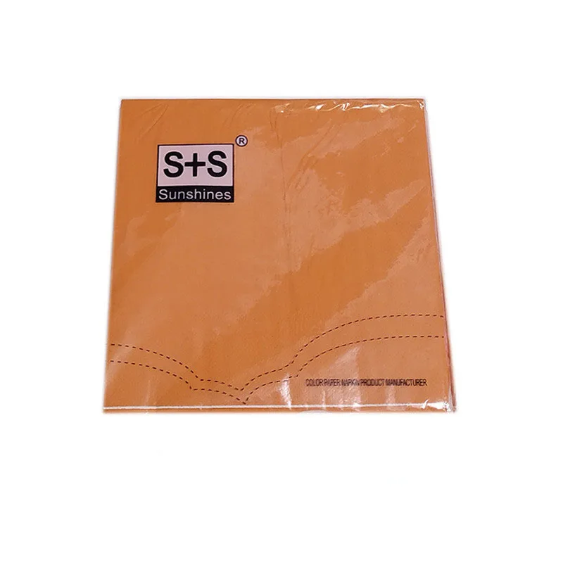 Napkins 20pcs 65 шт. Свадебные украшения для дня рождения оранжевые одноразовые столовые приборы чашки тарелки бумажные трубочки, принадлежности для вечеринки подарок для детского душа - Цвет: Napkins 20pcs