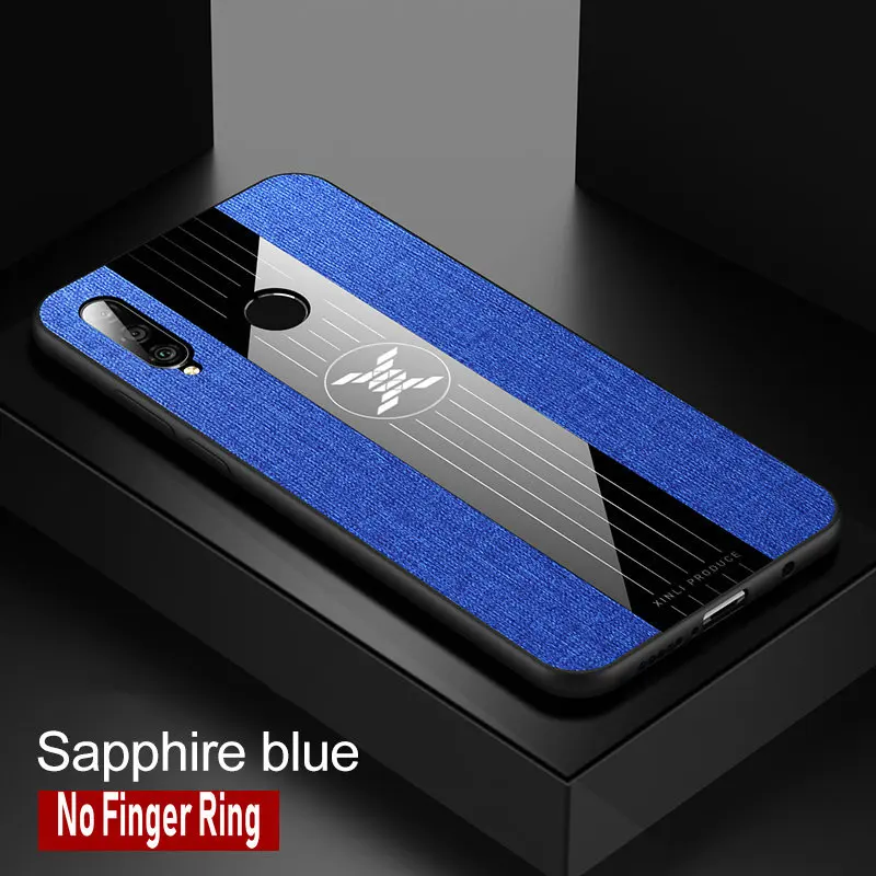 Blue No Ring Для huawei Honor 20S Чехол-кольцо держатель Ткань Твердый чехол Мягкая Рамка тканевый чехол для телефона для Honor 20S Русская версия - Цвет: Blue No Ring