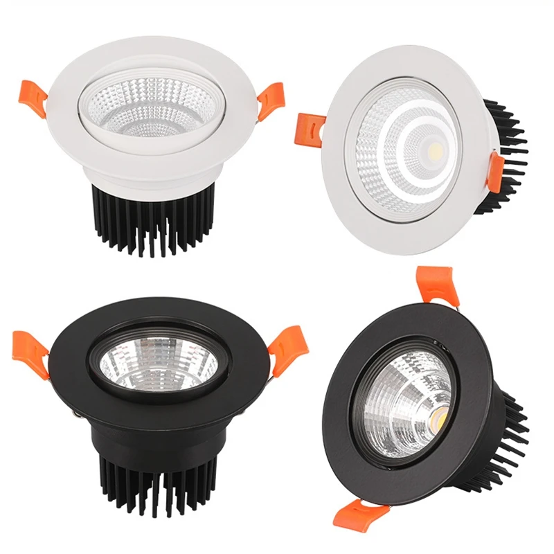 Светодиодный прожектор встраиваемый в cob с регулируемой яркостью