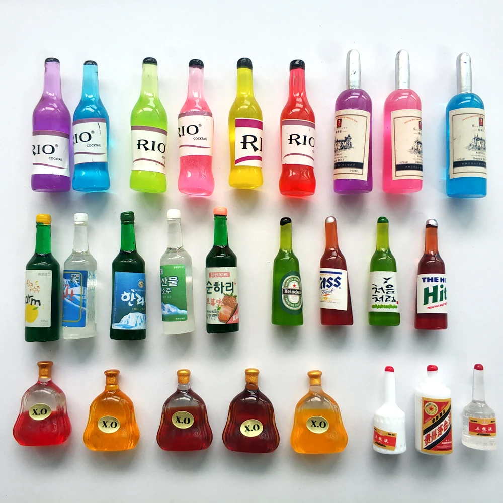 Кукольный домик Миниатюрные аксессуары имитация напитков модель ролевые игры