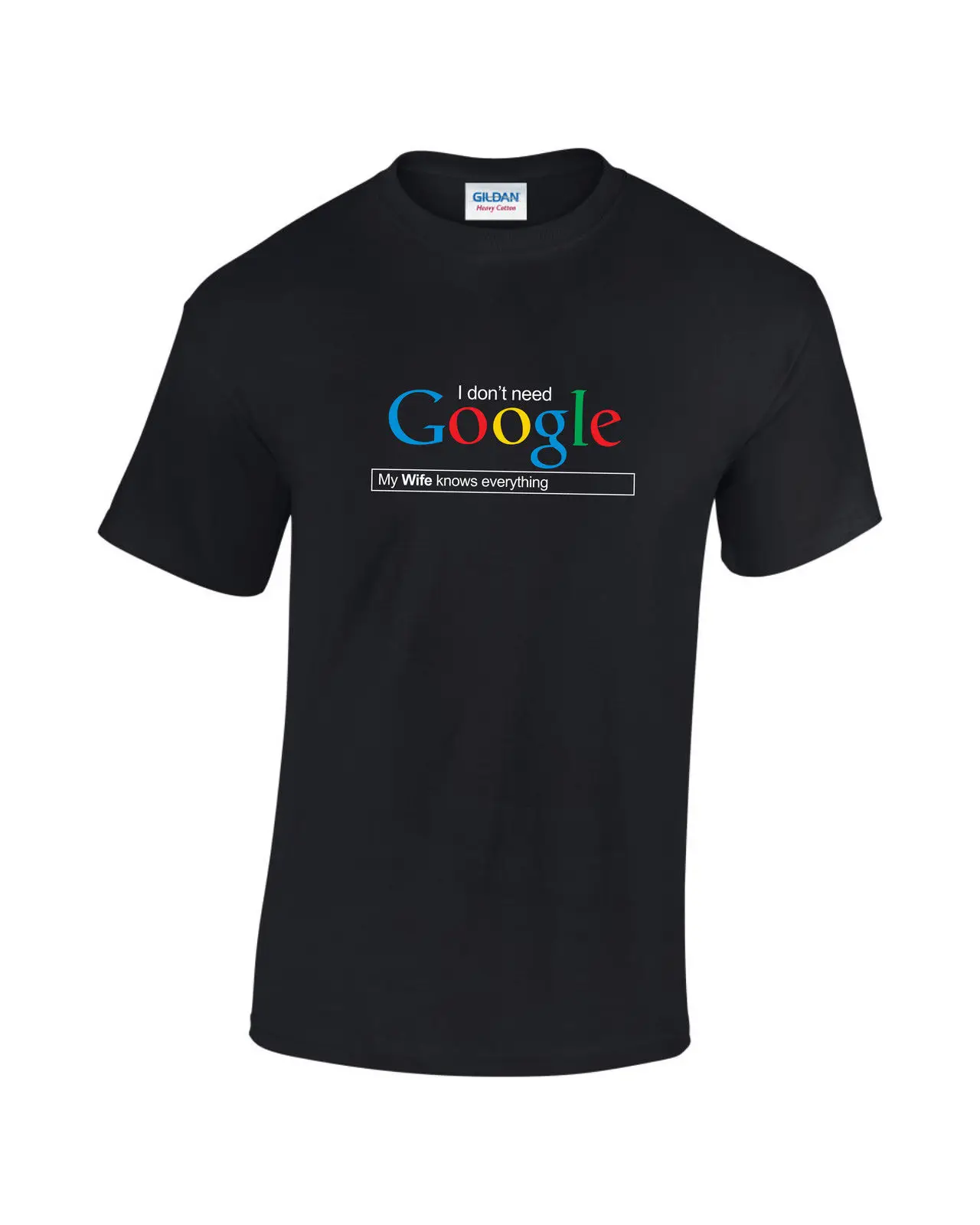 Мне не нужна Мужская хлопковая футболка Google Wife/Girl/Sister/Brother/Son летняя с круглым
