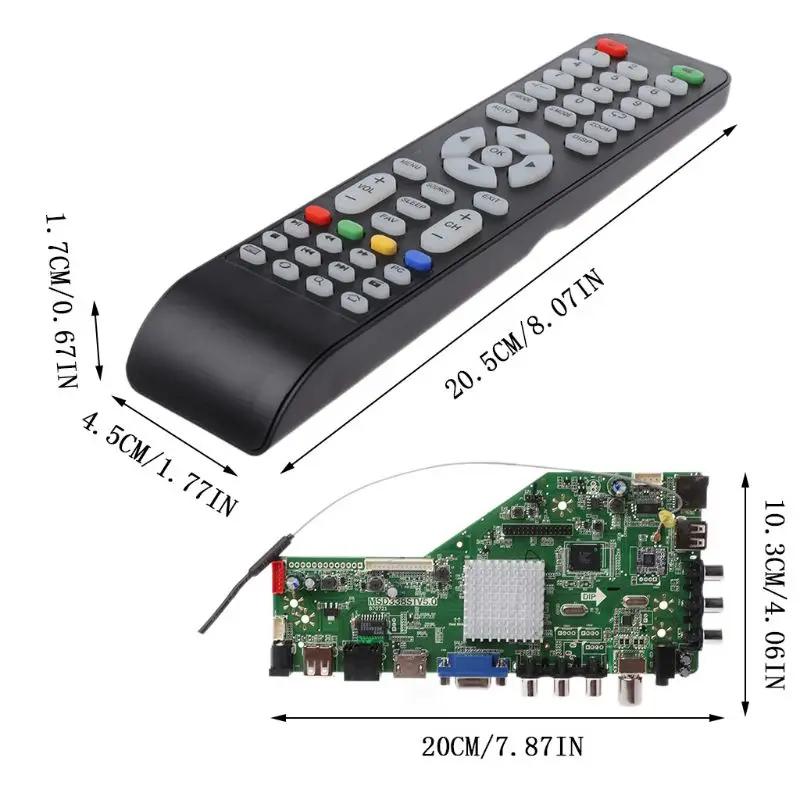 Умная сеть MSD338S TV 5 0 беспроводная плата драйвера телевизора универсальная