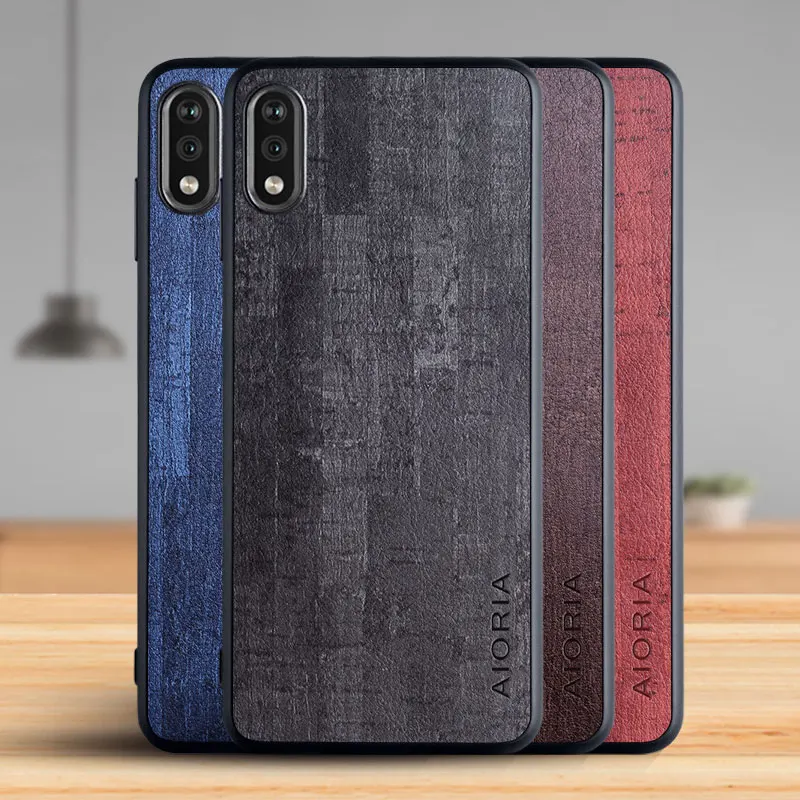 

Чехол для Sony Xperia Ace 2 Funda роскошный винтажный кожаный чехол для телефона с изображением лая для sony xperia ace 2 Чехол Coque