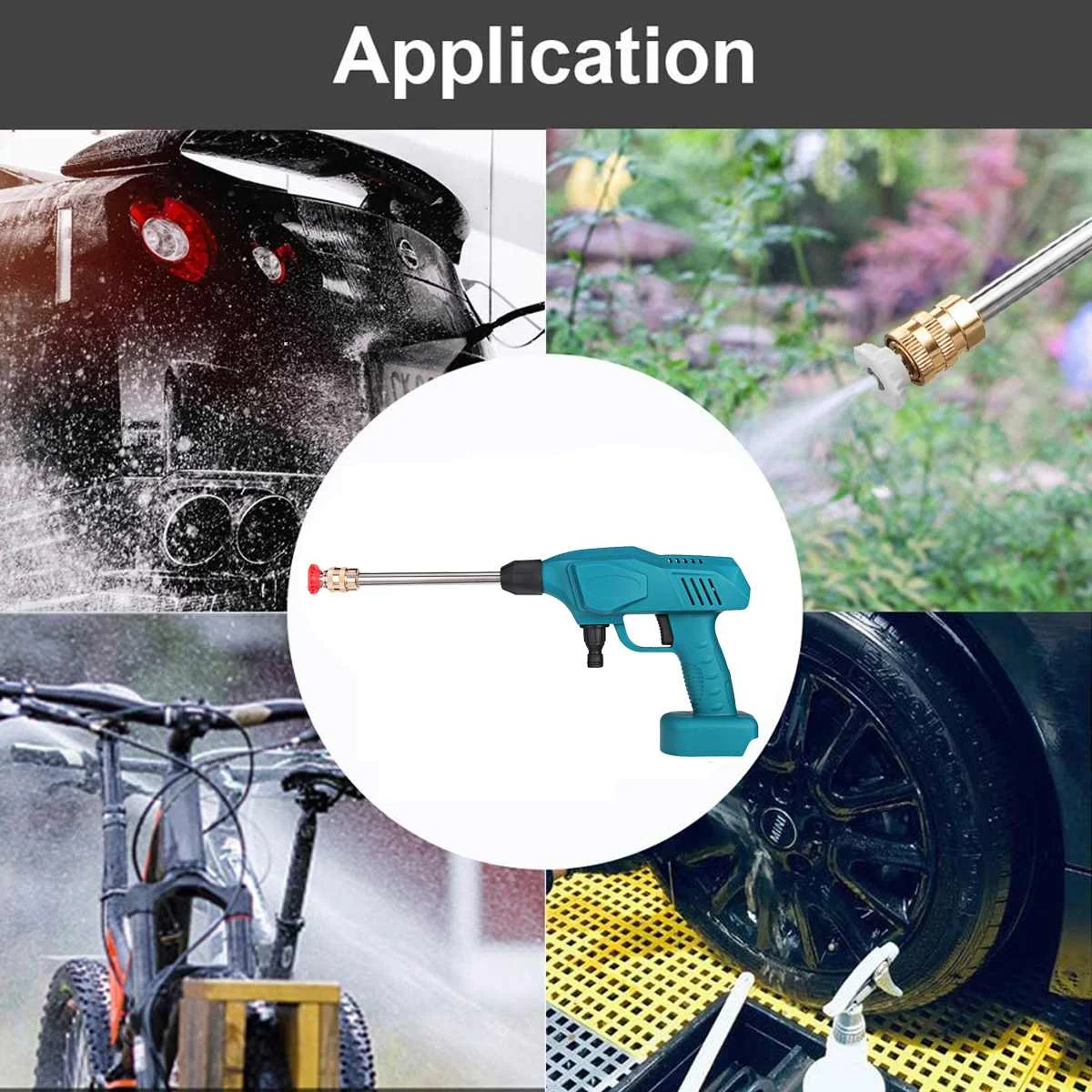 Pаспродажа Беспроводная мойка высокого давления, 1500 Вт, 12000 об./мин., 50 бар