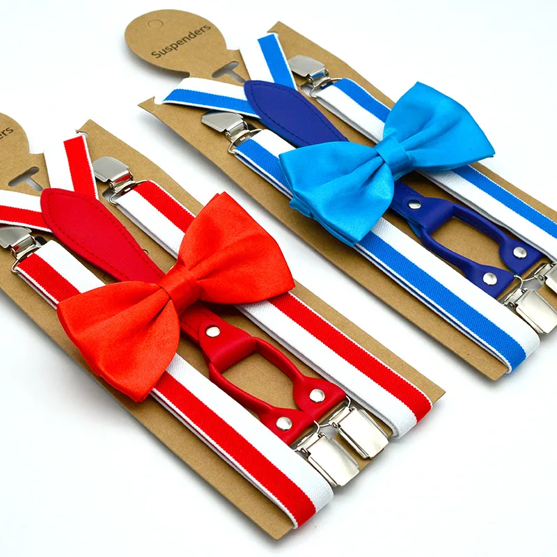 Костюм унисекс для взрослых 2 5 4 цвета зажим ремня + костюмная галстук бабочка