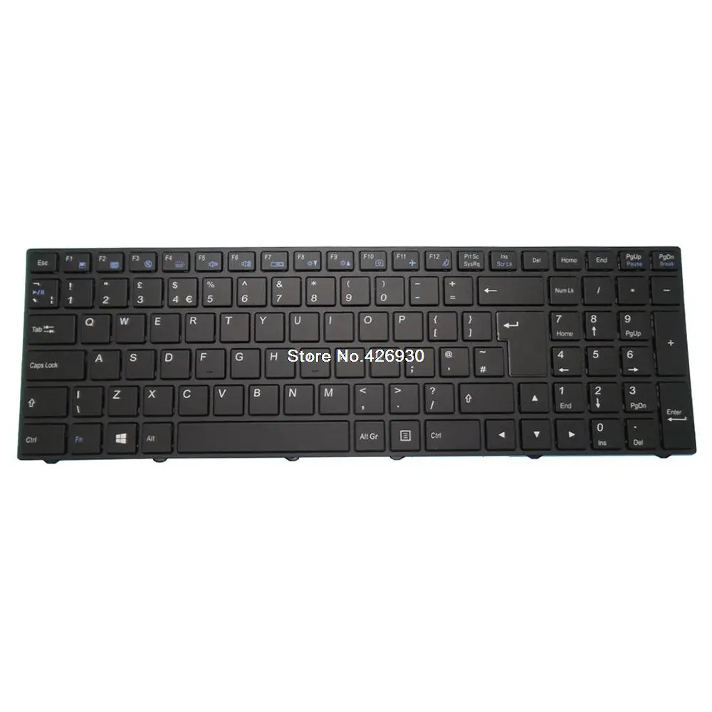 

Laptop Replacement Keyboard For Multicom For Xishan N650 N650DU United Kingdom UK black with backlit new