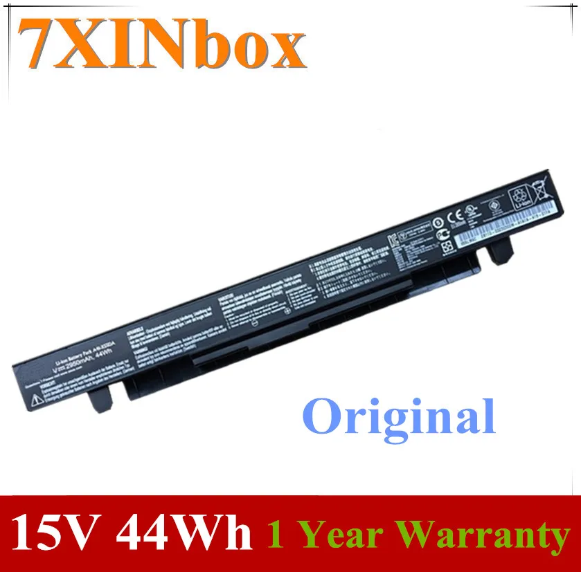

7XINbox 15 в 2950 мач 44Wh оригинальный аккумулятор для ноутбука Asus A450 A550 F450 K450 K550 X450 X550 X550 X550CA X751M, с функцией зарядки и зарядки