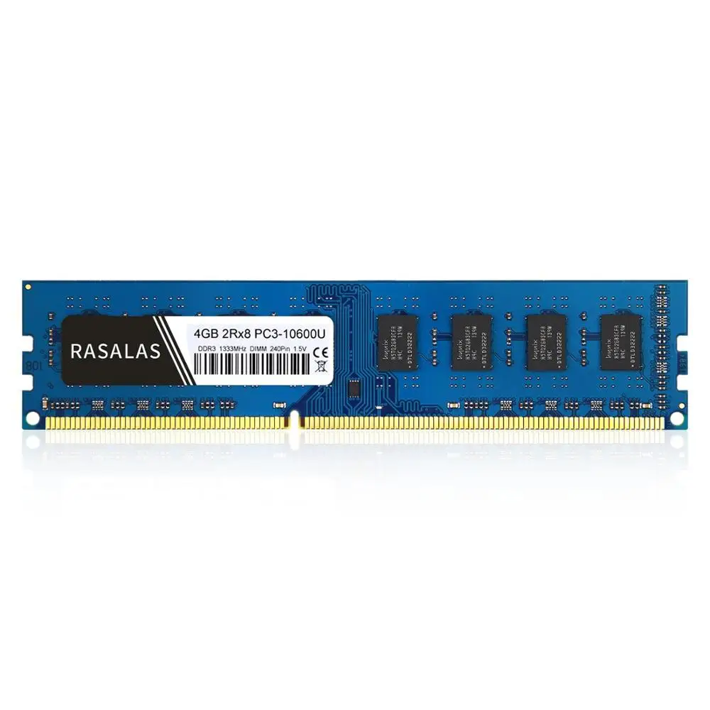 Rasalas 8 ГБ 4 ГБ DDR3 1600 МГц 1333 МГц PC3L-12800U 1,5 В 1,35 в низкое напряжение DIMM Настольный ПК ram 240Pin память синий