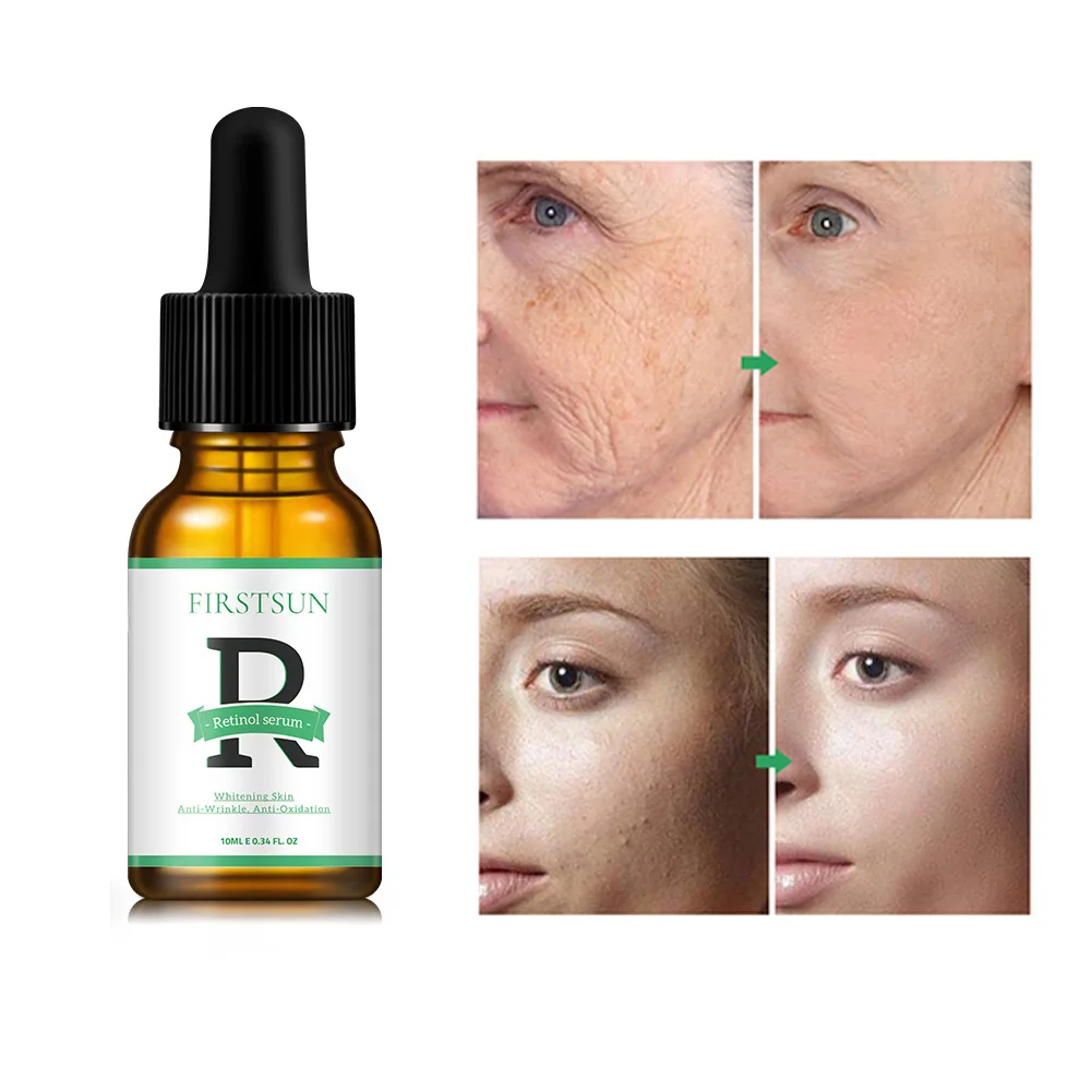 

Retinol Whitening Skin Serum Moisturing Even Skin Tone Vitamins C/A Serum Anti Wrinkle Repair Skin Shrink Pores Face Essence