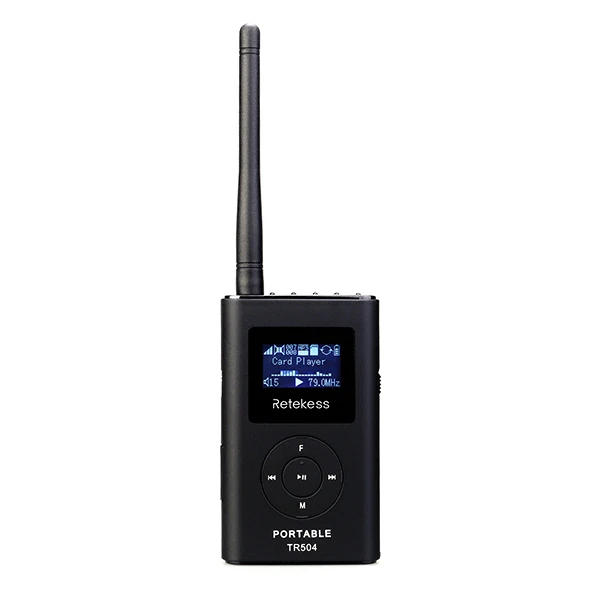 2 шт наушники TR101+ Портативный 0,6 Вт fm-передатчик TR504 MP3 вещательный радиопередатчик для церковных встреч система гида