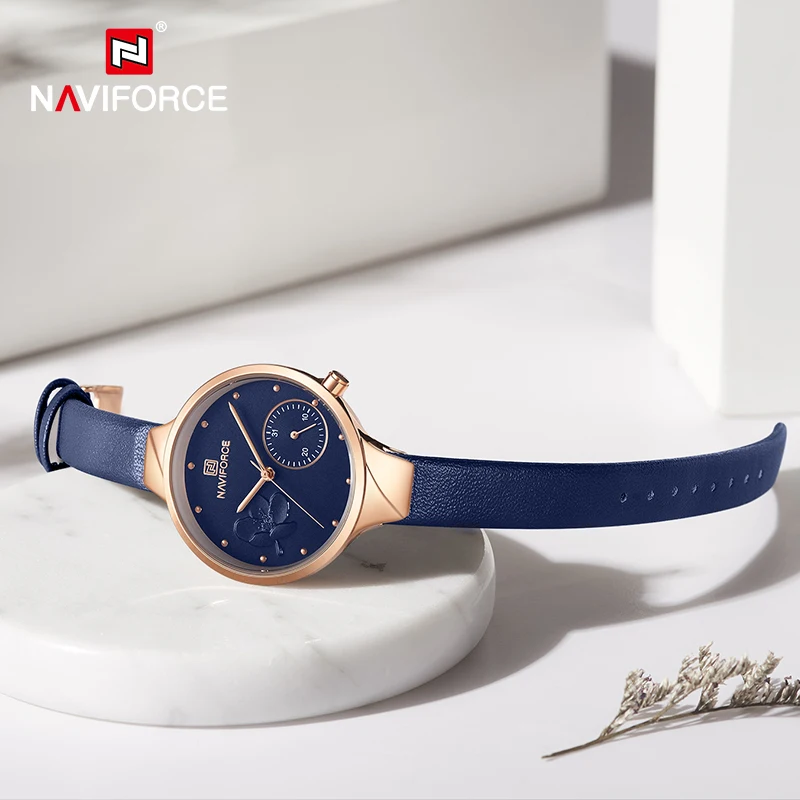 

Fashion Womens Watches Leather Strap High Quality Ladies Casual Waterproof Quartz Wristwatch Relogio Feminino