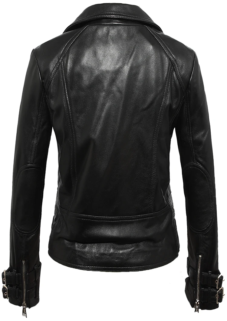 Free shipping wholesales.fashion slim Genuine leather coat.women Street plus size sheepskin jacket Brand quality clothes | Женская