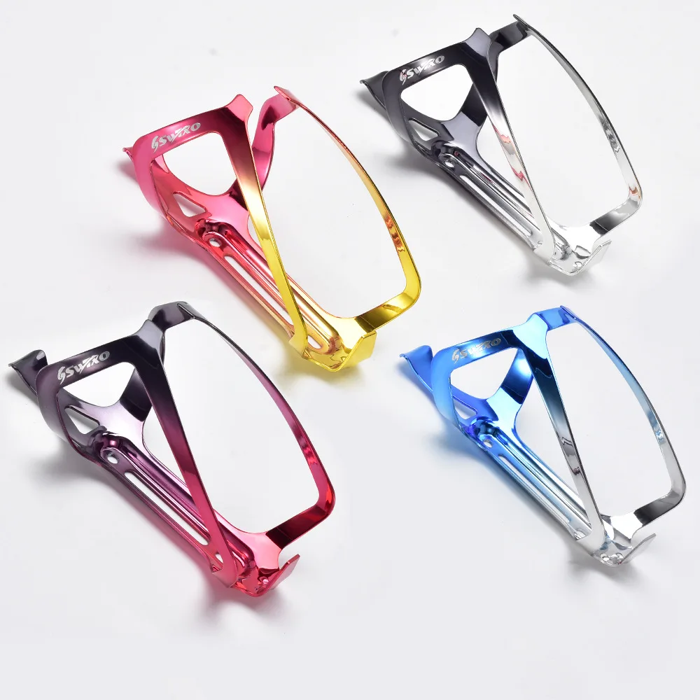 

Mountain Bike Bottle Cage Riding Accessories Aluminum Bilateral Bottle Cage Colorful Ultra Light Water Cup Holder