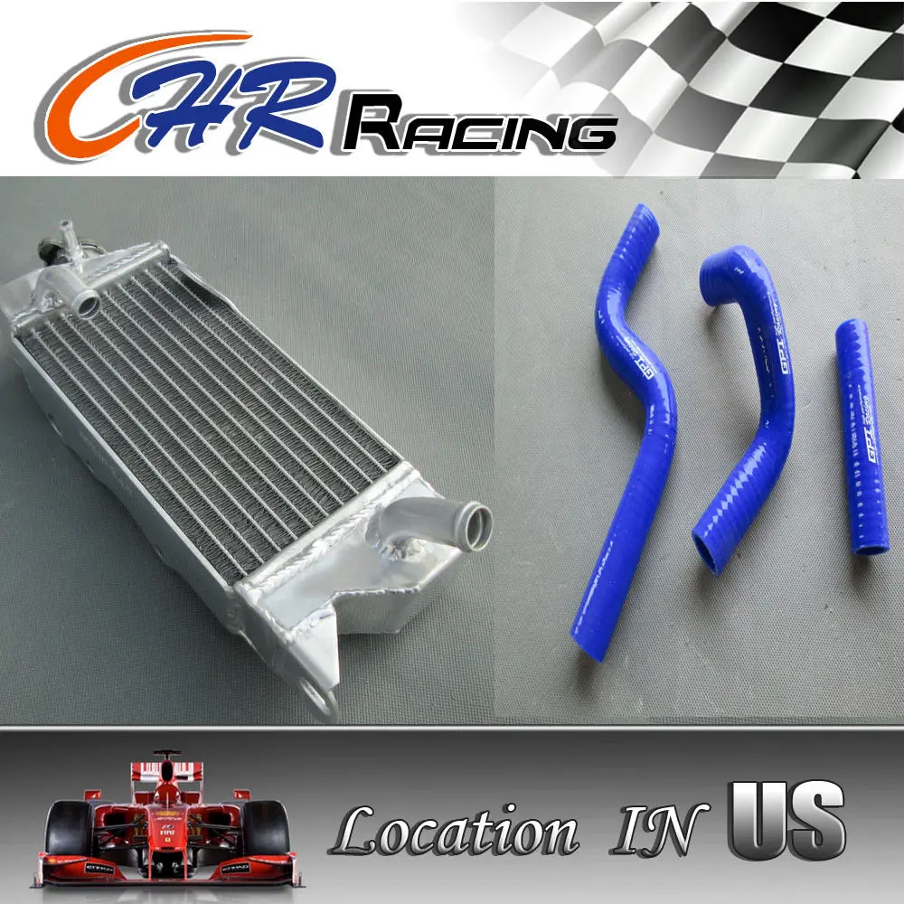 

FOR aluminum radiator & silicone hose KAWASAKI KX80 KX85 KX100 1998-2009 2003