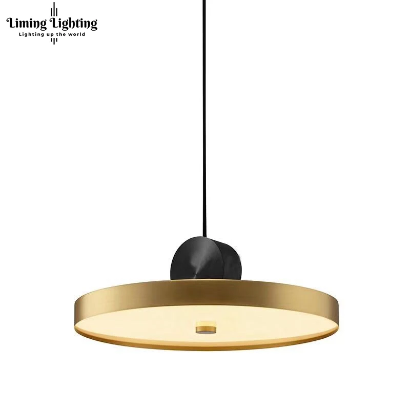 Postmodern Creative Nordic gold Living Room Corridor Restaurant Designer LED Pendant Lamps Bar Cafe Model Room Pendant Lights