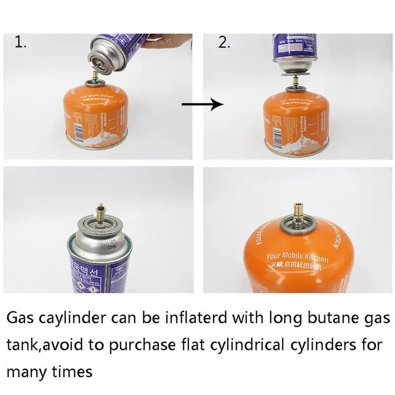 Горячий Открытый Кемпинг Надувной клапан уличная печь газ hikingнадувной медный