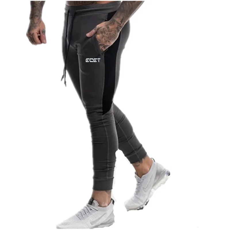 

Spring Casual Pants Men Joggers Sweatpants Running Sport Trackpants Male Gym Fitness Training Thin Quick dry Trousers Bottoms