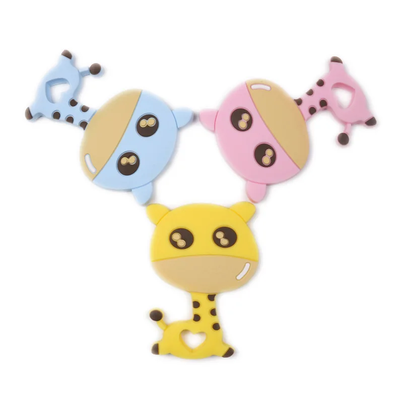 1 шт. мультяшный детский силиконовый Прорезыватель для зубов игрушка молярная