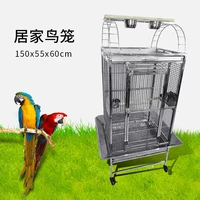 high quality sus304 60x55x150cm stainless steel bird parrot cage for bird parrot play top st64p