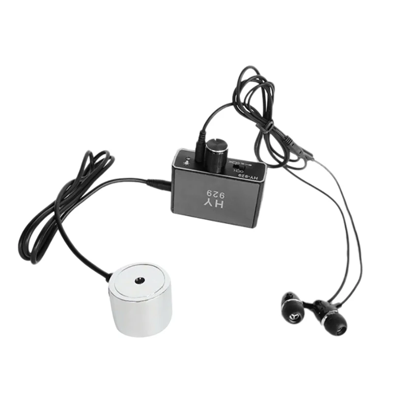 DIY HY929 высокопрочный настенный микрофон для голосового прослушивания обнаружитель инженера утечки воды
