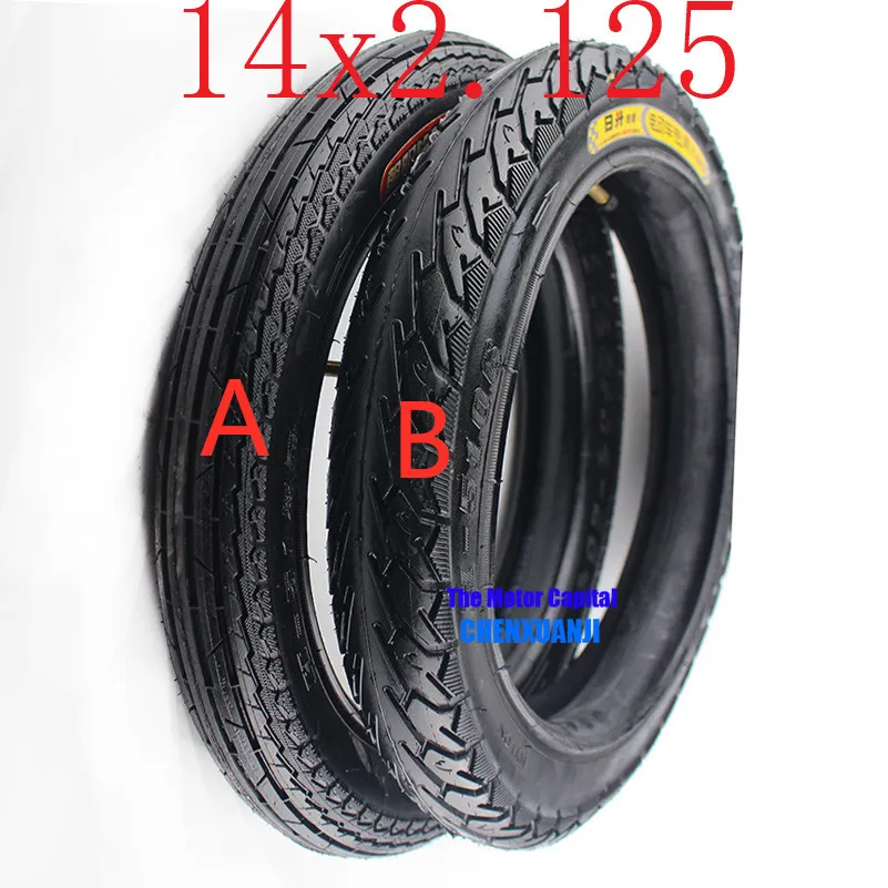 

High Performance Multi-style Various Patterns 14x2.125 54-254 Tire Inner Tyre and Outer Tyre Fits Many Gas Electric Scooter