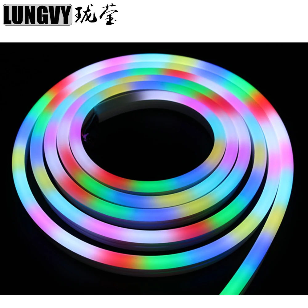 12 В 5050 RGB 2811 Светодиодная лента светодиодная неоновая гибкая Водонепроницаемая