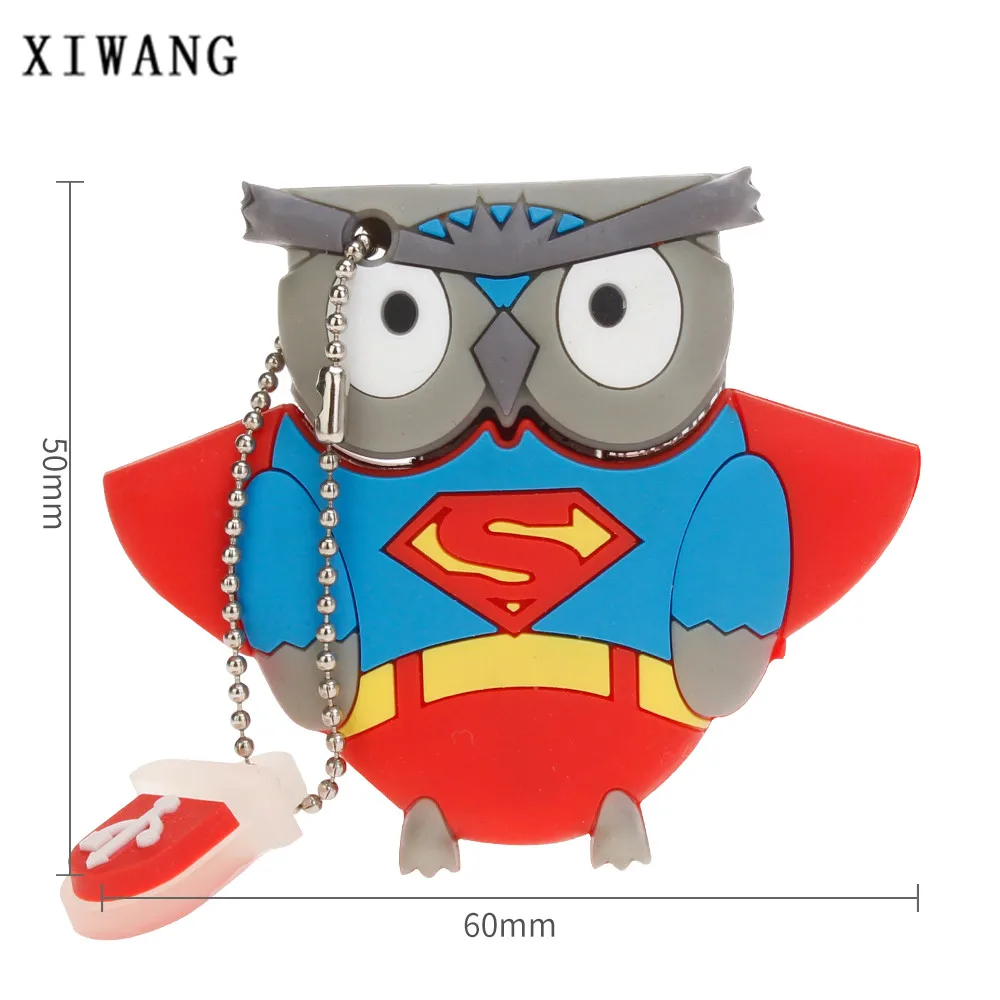 

new Cartoon Owl Animal Series usb Flash Drive 4GB 8GB pen drive 16GB 32GB 64GB Pendrive 128gb usb 2.0 Memory Stick Free Shipping