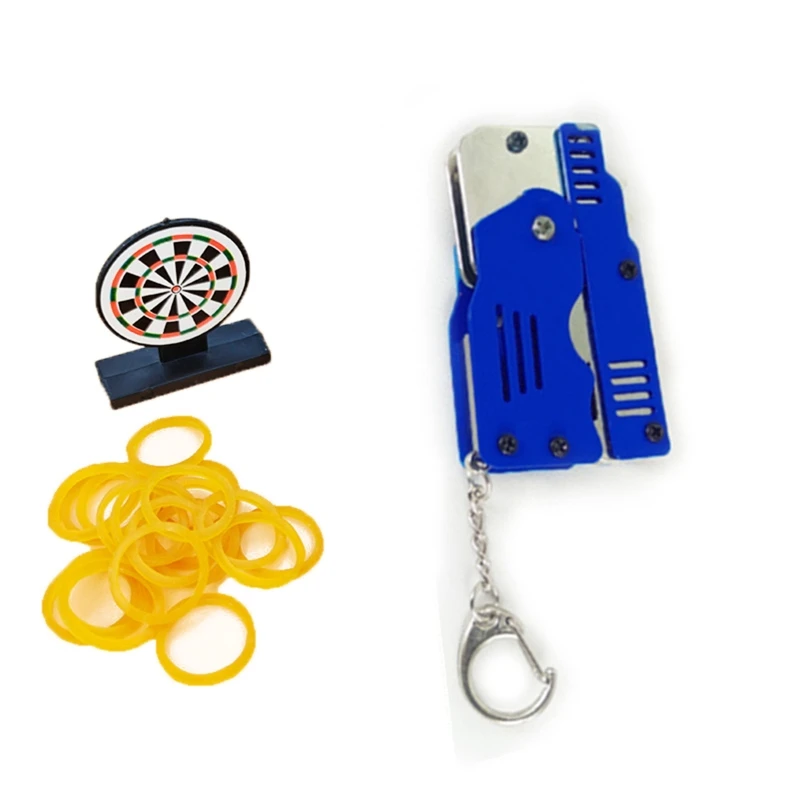 

Zinc Alloy Colorful Metal Mini Can Be Folded As a Key Ring Rubber Band