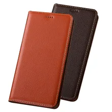 Litchi grain cow skin leather magnetic case card pocket holster for OPPO A59/OPPO A57/OPPO A53/OPPO A52/OPPO A12 phone cover