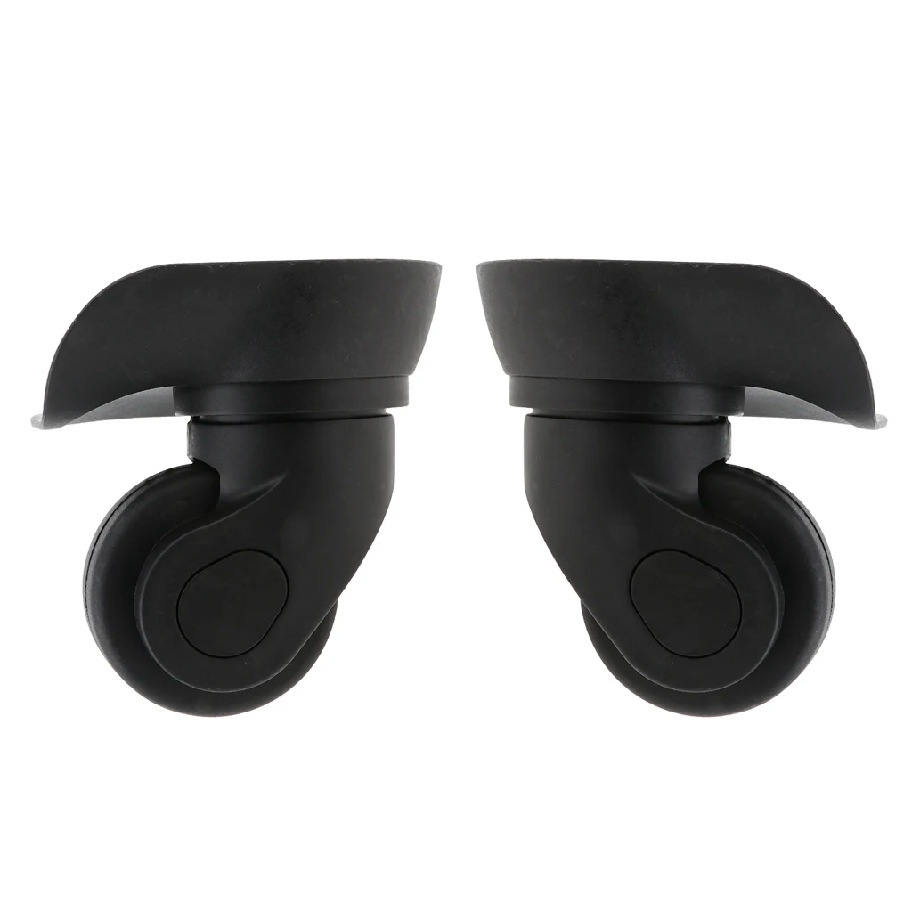 2 Pieces Specially Designed Swivel Suitcase Luggage Mute Casters Replacement Wheels for Travel