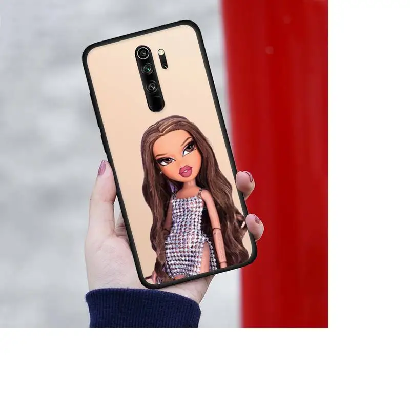 

Black Soft Silicone Cute Bratz Phone Cases For Redmi 7 8 9 A K20 30 Pro Note 8 9 Pro 9s