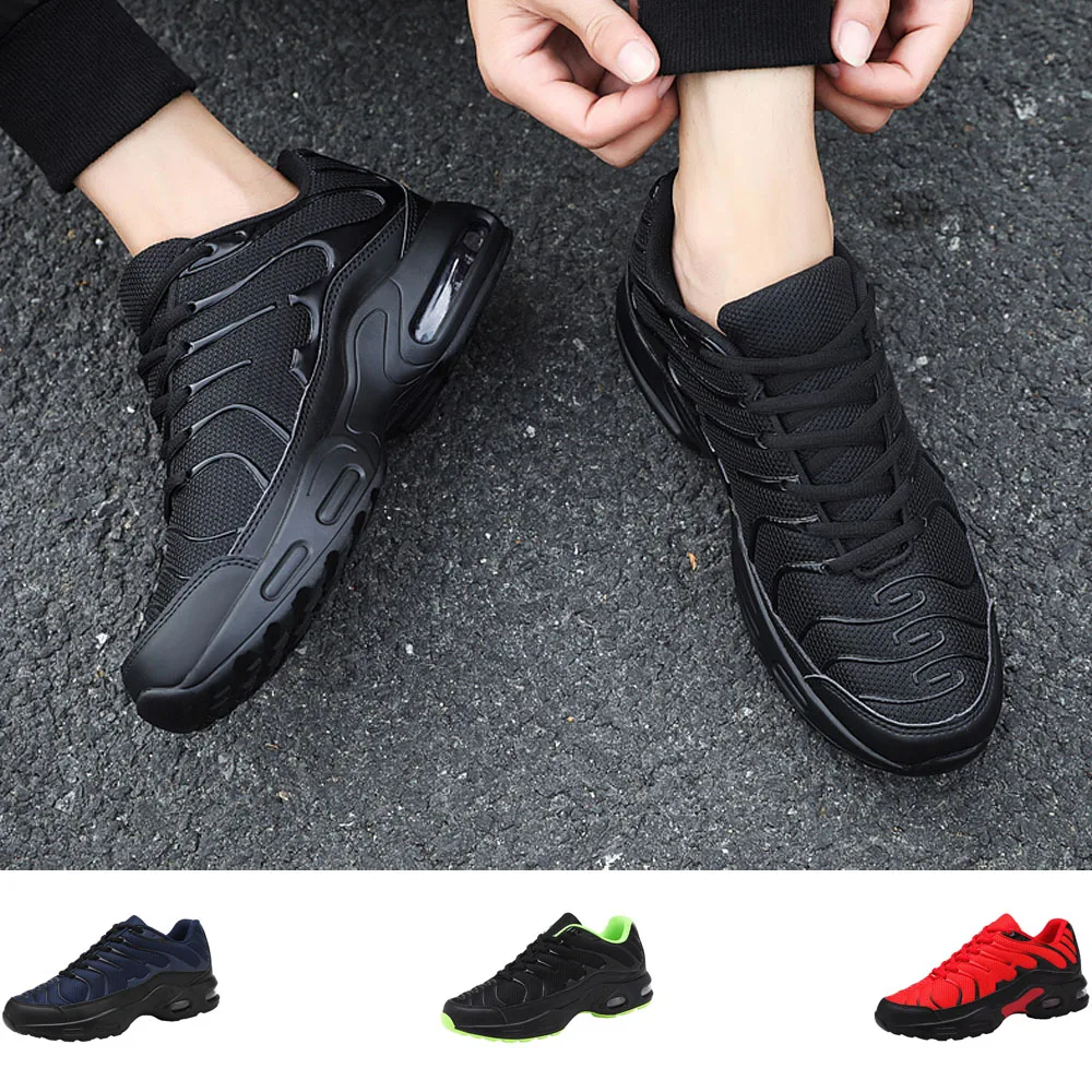 

Men Sneakers Air Cushioned Breathable Men's Sneakers Men Winter Sneakers Casual Shoes for Men Black Men Shoes Running Size 38-47