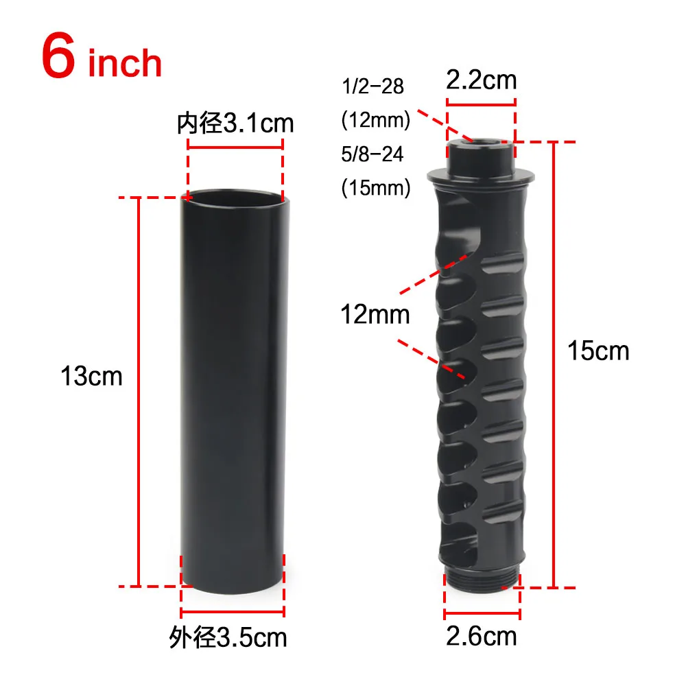 10-дюймовый Удлинительный спиральный алюминиевый топливный фильтр 1/2-28 или 5/8-24