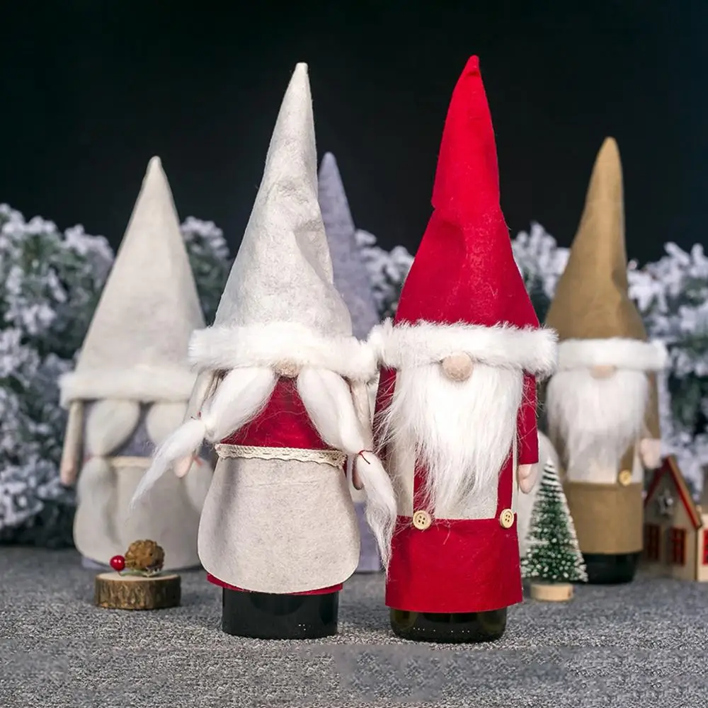 QIFU рождественские украшения для кукол стола дома 2020 Безликие милые куклы с Новым